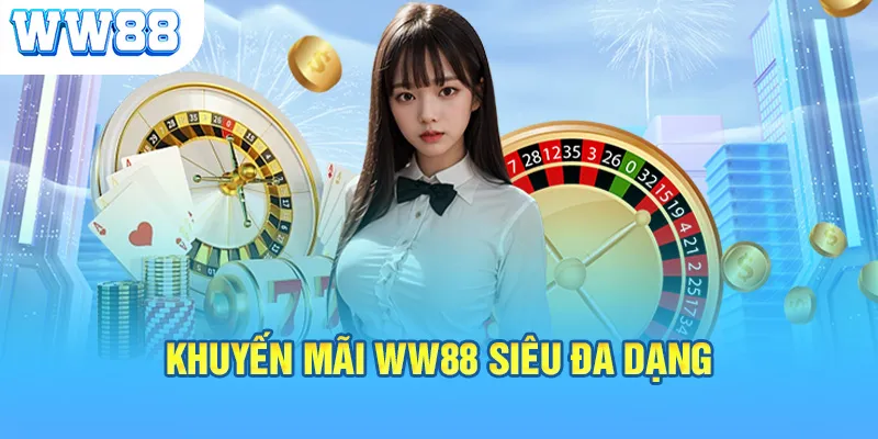 Khuyến mãi WW88 siêu đa dạng